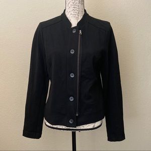 J. Jill Stretch Moto Jacket Medium